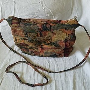 Vintage Lighthouse Tapestry Shoulder Bag